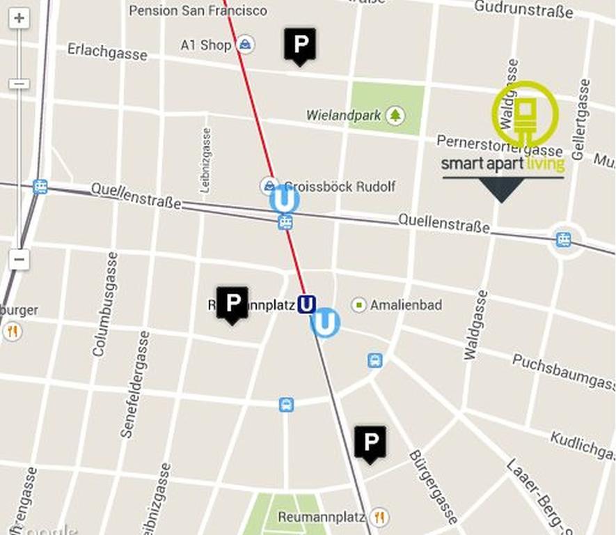 Smart Apart Living - Wien Hauptbahnhof - Self Check-In Zewnętrze zdjęcie